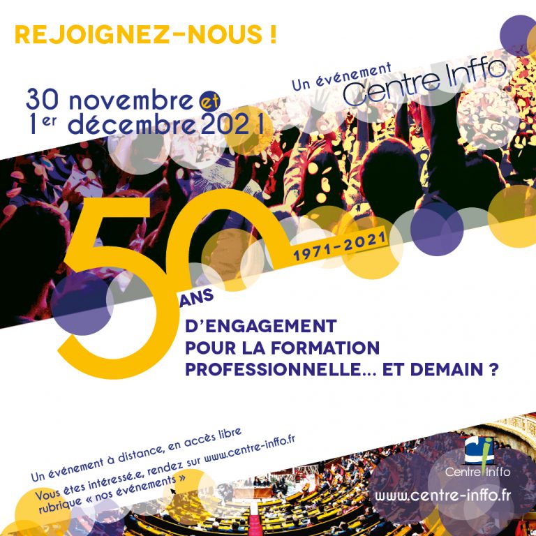 Le Réseau EVA partenaire de centre inffo a l'occasion des 50 ans de la loi Delors